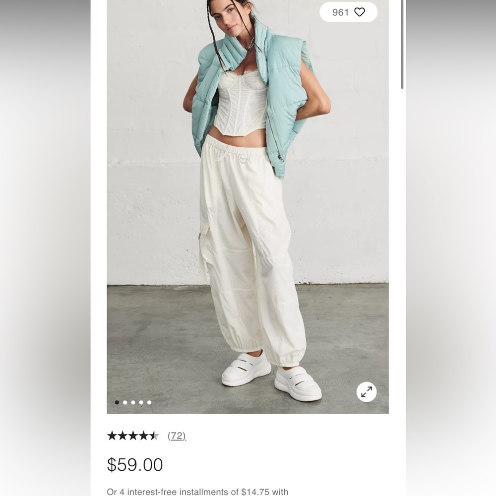 Urban Outfitter Balloon Cargo Pants